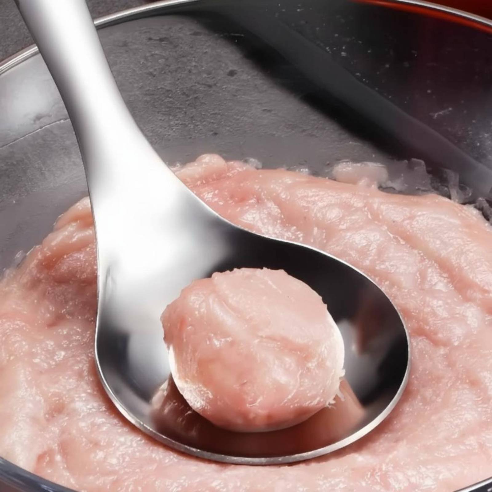 Meat Patty Maker Press Manual - Sendok Pembuat Bakso Baja Tahan Karat,