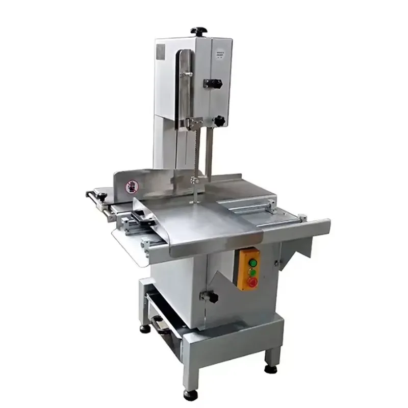 Meat Band Saw Cutting Machine - Mesin Gergaji Tulang Aluminium Semi Otomatis