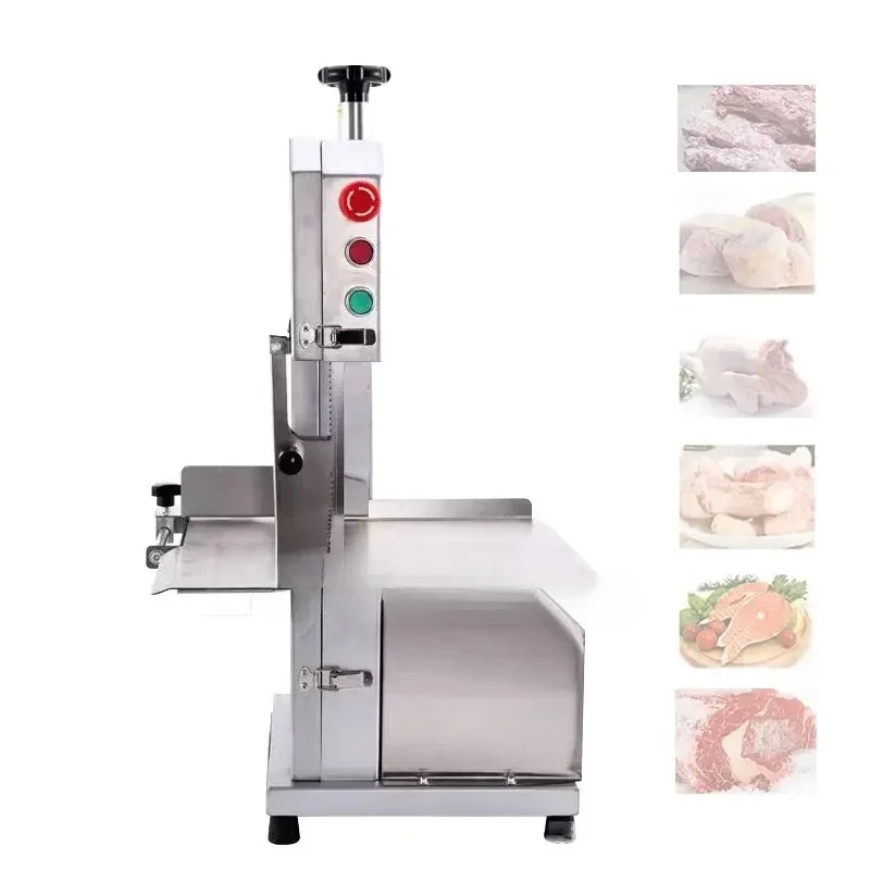 Meat Band Saw Cutting Machine - Mesin Pemotong Tulang Listrik Komersial, Gergaji