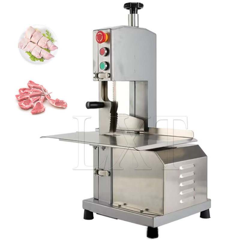Meat Band Saw Cutting Machine - Mesin Gergaji Tulang Listrik Komersial 1100w,