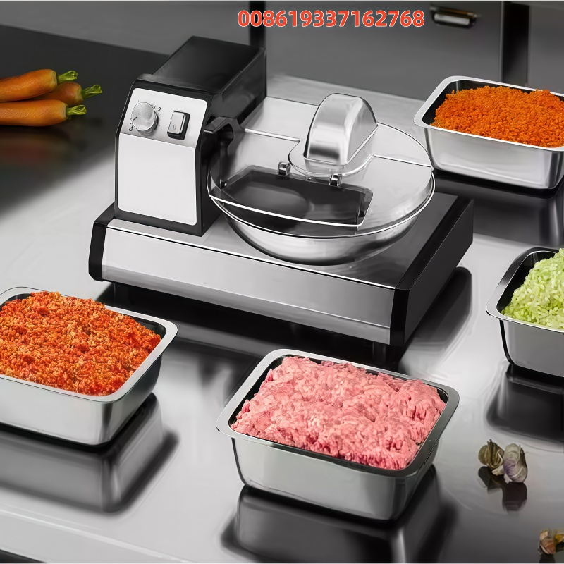 Commercial Bowl Chopper Meat - Mesin Pemotong Daging Otomatis Penuh, Mesin