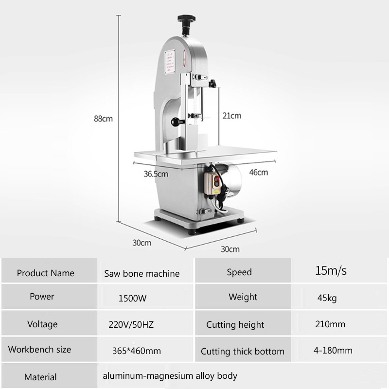 Mesin Pemotong Daging dan Tula - Meat Band Saw Cutting Machine ulasan dan harga