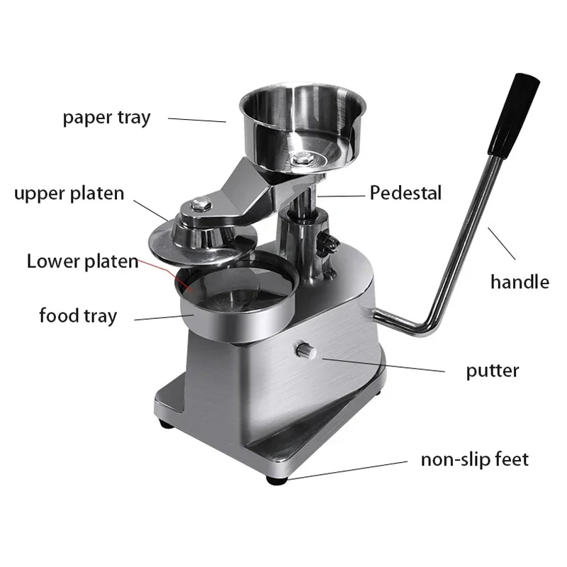 Mesin Pembuat Patty Hamburger  - Meat Patty Maker Press Manual ulasan dan harga