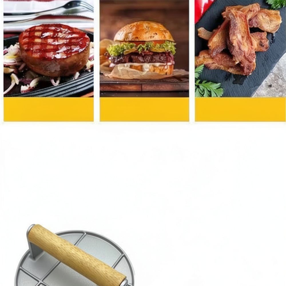 Alat Pembuat Burger Manual Ber - Meat Patty Maker Press Manual ulasan dan harga