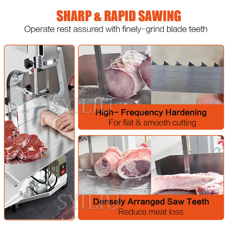 Mesin Gergaji Tulang Industri, - Industrial Meat Grinder 1500W ulasan dan harga