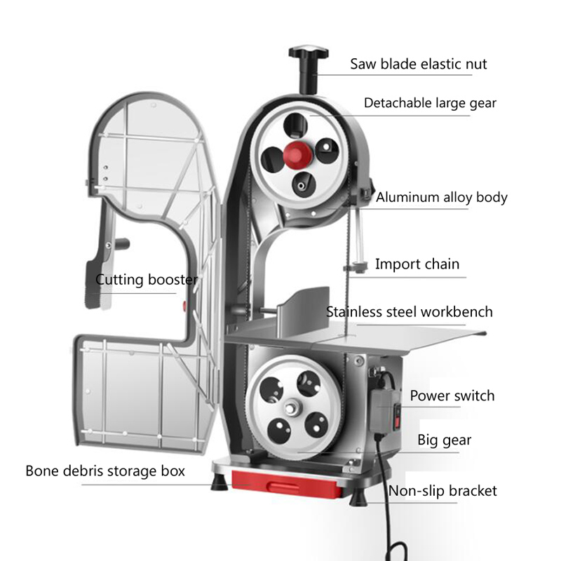 Mesin Osteotomi Listrik Rumah  - Meat Band Saw Cutting Machine ulasan dan harga