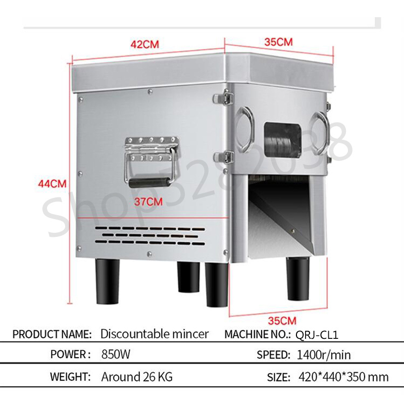 Mesin Pengiris Daging Komersia - Electric Meat Mincer 850W ulasan dan harga