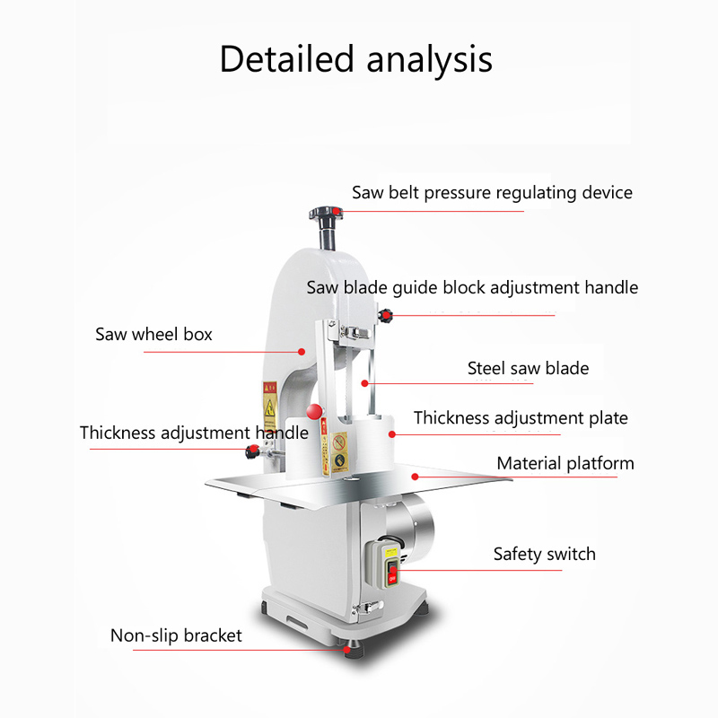 Mesin Gergaji Tulang Daging St - Meat Band Saw Cutting Machine ulasan dan harga