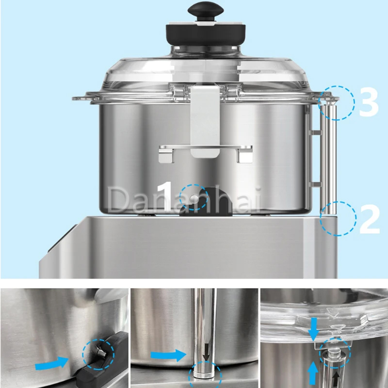 Pencacah Daging dan Sayuran Mo - Commercial Bowl Chopper Meat ulasan dan harga