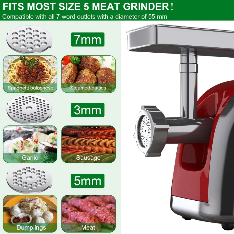 5 #   Pisau Penggiling Daging, - Meat Grinder Cutting Knife Blade ulasan dan harga