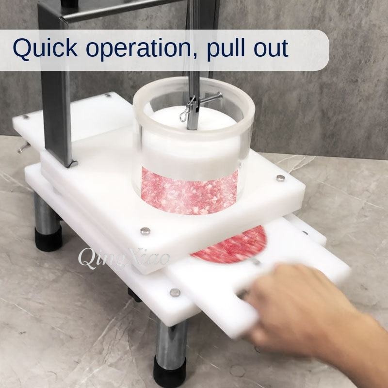 Mesin Pembuat Patty Hamburger  - Meat Patty Maker Press Manual ulasan dan harga