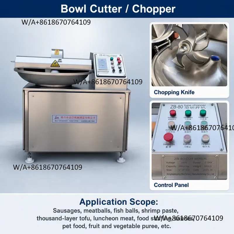 Mesin Pencincang Daging Komers - Commercial Bowl Chopper Meat ulasan dan harga