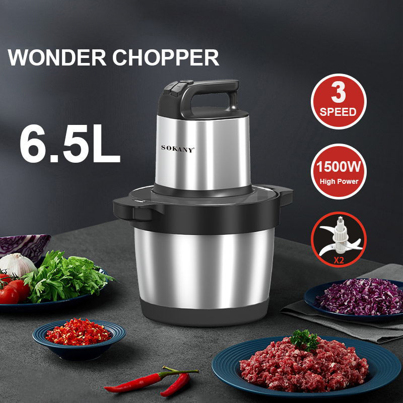 Penggiling Daging Listrik 6,5L - Industrial Meat Grinder 1500W ulasan dan harga
