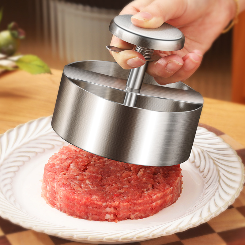 Alat Pembuat Patty Hamburger d - Meat Patty Maker Press Manual ulasan dan harga