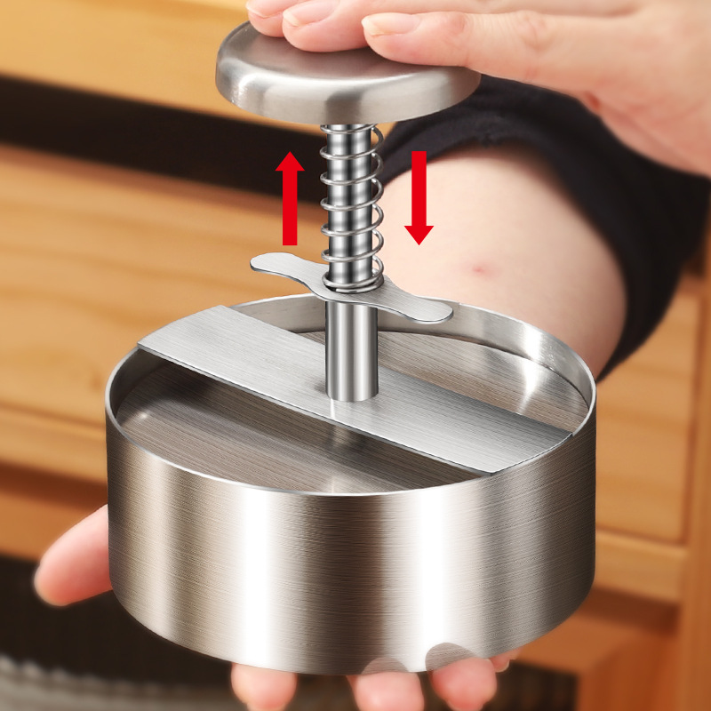 Alat Pembuat Patty Hamburger d - Meat Patty Maker Press Manual ulasan dan harga