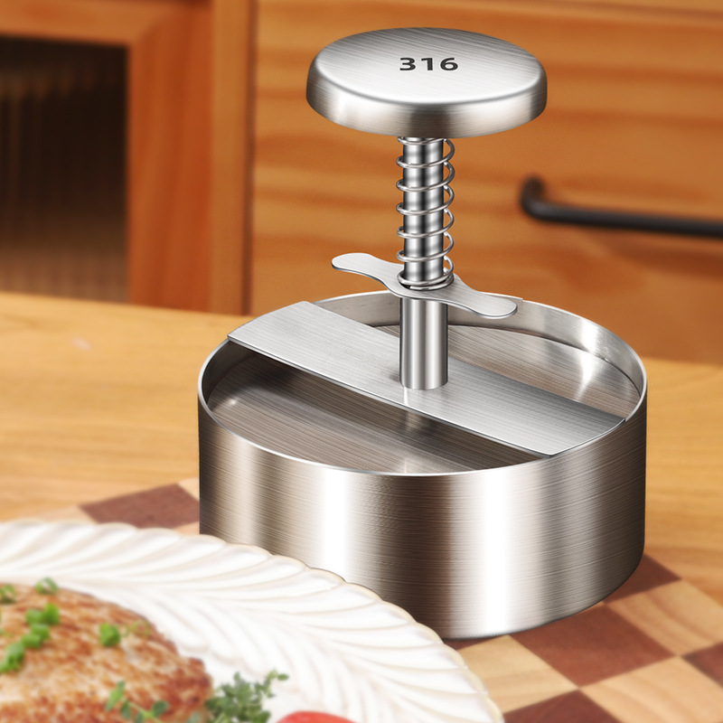 Alat Pembuat Patty Hamburger d - Meat Patty Maker Press Manual ulasan dan harga