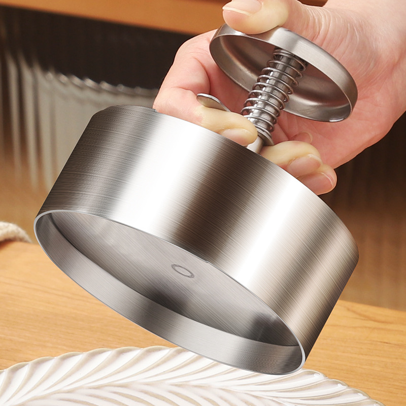 Alat Pembuat Patty Hamburger d - Meat Patty Maker Press Manual ulasan dan harga
