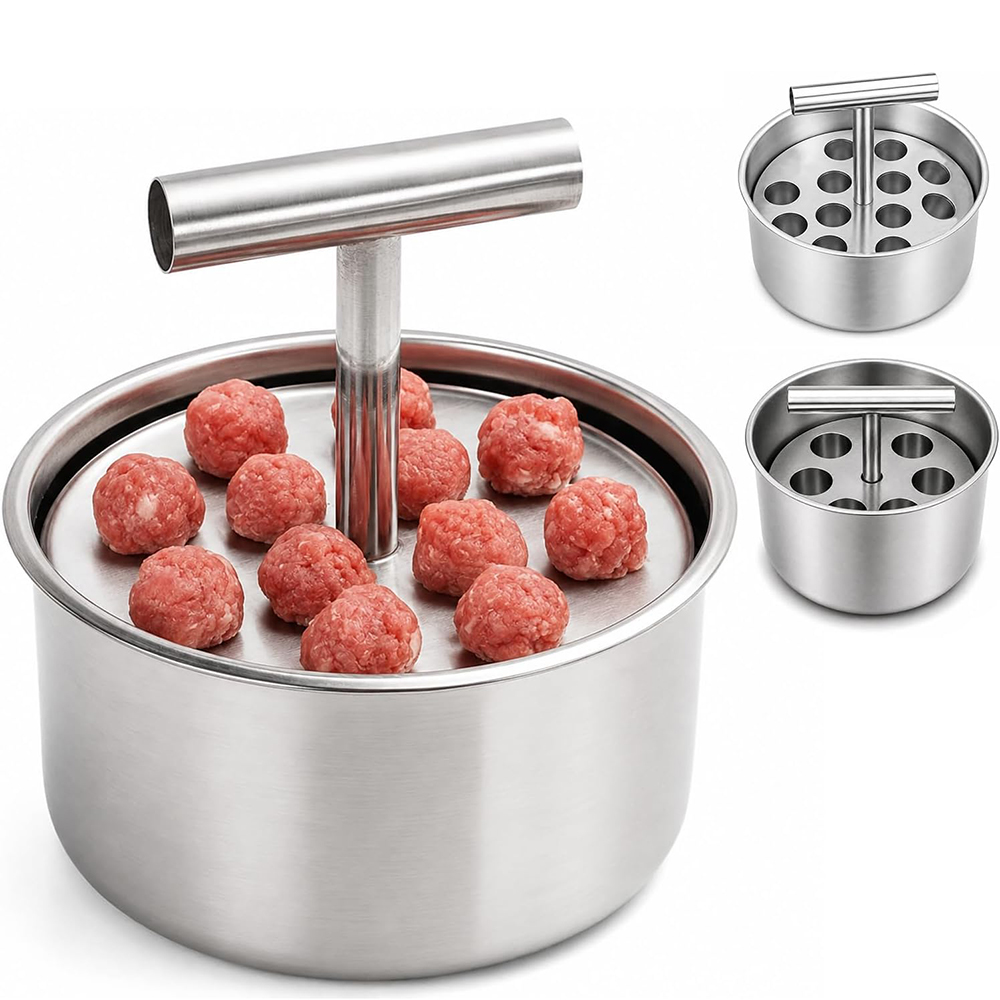 E9, Alat Pembuat Bakso Manual  - Meat Patty Maker Press Manual ulasan dan harga